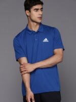 ADIDAS Brand Logo Detail IN PL Polo Collar T-shirt