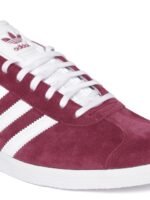 ADIDAS Originals Men Maroon Solid Gazelle Casual Shoes