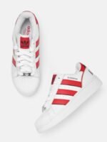 ADIDAS Originals Unisex Textured Leather Superstar XLG T Sneakers