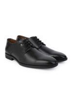 Alberto Torresi Men Black Solid Formal Oxford Shoes