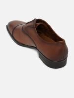 ALDO Men Brown Solid Leather Formal Oxfords