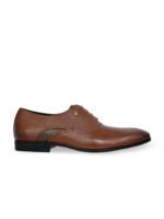 Allen Cooper Men Round-Toe Leather Formal Oxfords Shoes