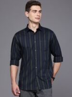 Allen Solly Classic Fit Opaque Striped Pure Cotton Casual Shirt