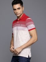 Allen Solly Colourblocked Polo Collar T-shirt