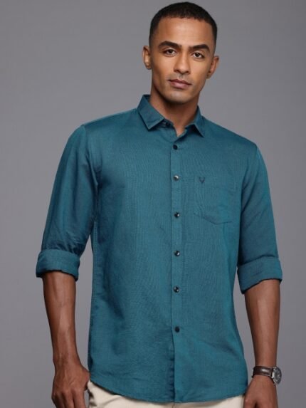 Allen Solly Linen Cotton Classic Fit Casual Shirt