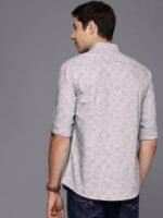 Allen Solly Men Sport Pure Cotton Self Design Floral Opaque Casual Shirt