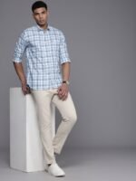 Allen Solly Pure Cotton Classic Fit Opaque Checked Casual Shirt