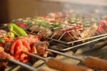ALXIND Portable Barbecue BBQ Grill Net Basket Roast Grilling Tray Chromium Plated with Wooden Handle (Small) (AL-35)