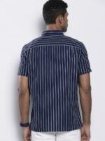 AMERICAN EAGLE OUTFITTERS Classic Striped Cotton Casual Shirt