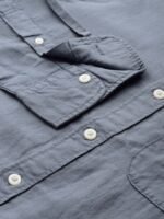 AMERICAN EAGLE OUTFITTERS Men Blue Solid Classic Casual Shirt