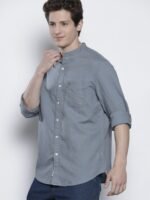 AMERICAN EAGLE OUTFITTERS Men Blue Solid Classic Casual Shirt