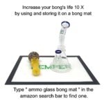ammo glass® 11" glass bong (6 - Arm Percolator)