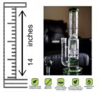 Ammo Glass® 14" Scientific Glass bong : Flagship Series (Advance)