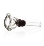 Ammo Glass® bong - 6" glass bong with shooter and cleaning brush