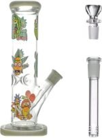 Ammo Glass® (Bullet - proof glass bongs) bong 10" Super thick glass bong : High - Intensity Airtight Rips (Classic)