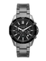 Armani Exchange Men Textured Dial & Stainless Steel Straps Analogue Watch AX1959