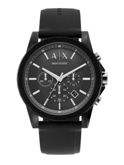 Armani Exchange Unisex Black Analogue Watch AX1326