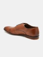 Arrow Men Vertex Perforated Leather Formal Oxfords