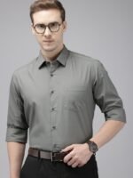 Arrow Pure Cotton Manhattan Slim Fit Opaque Formal Shirt