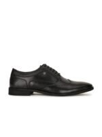 Bata Men Black Solid Formal Oxfords