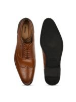 Bata Men Tan Colored Formal Oxford Shoes