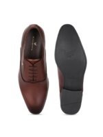 Blackberrys Men Red Solid Leather Formal Oxford