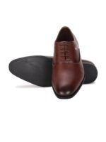 Blackberrys Men Red Solid Leather Formal Oxford