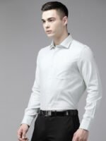 Blackberrys Men Slim Fit Pure Cotton Textured Formal Shirt