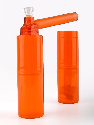 BONGSOLOGY UniBo (Universal Bong) 18 cm Portable Detachable Water Pipe Bong - Orange