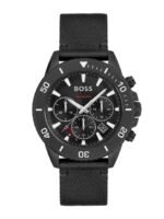 BOSS Men Brass Dial & Analogue Chronograph Solar Powered Watch 1513918