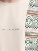 BULLMER Tribal Printed Oversized Cotton T-shirt