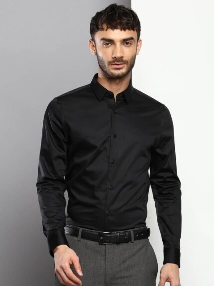 Calvin Klein Jeans Men Slim Fit Cotton Formal Shirt