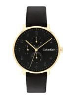 Calvin Klein Unisex Stun Leather Analogue Watch 25200404