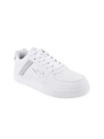 Campus Men White PU Sneakers