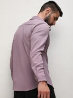 Campus Sutra Stripe-Creased Shirt