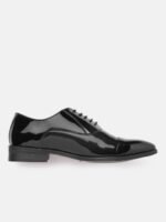 Carlton London Men Black Solid Formal Oxfords