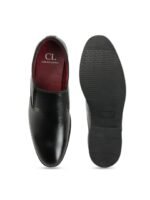 Carlton London Men Textured Formal Slip-On Shoes