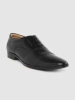 CLOG LONDON Men Black Leather Formal Oxford Shoes