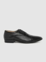 CLOG LONDON Men Black Leather Formal Oxford Shoes