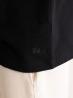DAMENSCH Men Solid Premium Cotton Contrast Stitch Regular Fit T-Shirt