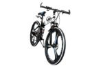 Dunedin Bikes, X6 cycle Foldable Sports Bicycle Mountain Bike/Cycle 26 Inch Carbon Steel Frame Folding Bicycle with 21 Speed Gear and Double Disc Brake.White-Black (Unisex)