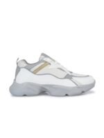 El Paso Men White Colourblocked Sneakers