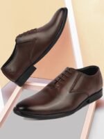 FAUSTO Men Leather Formal Oxfords