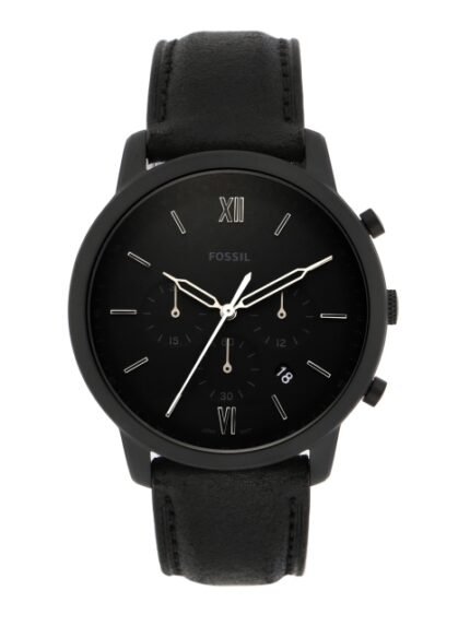 Fossil NEUTRA CHR Men Black Analogue Watch FS5503