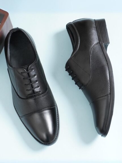 FOXYFOOT Men Leather Formal Oxfords