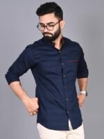 FUBAR Modern Striped Cotton Casual Shirt