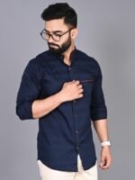 FUBAR Modern Striped Cotton Casual Shirt