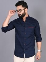 FUBAR Modern Striped Cotton Casual Shirt