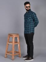 FUBAR Slim Fit Tartan Checked Casual Shirt