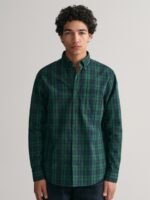 GANT Checked Button-down Collar Casual Pure Cotton Shirt